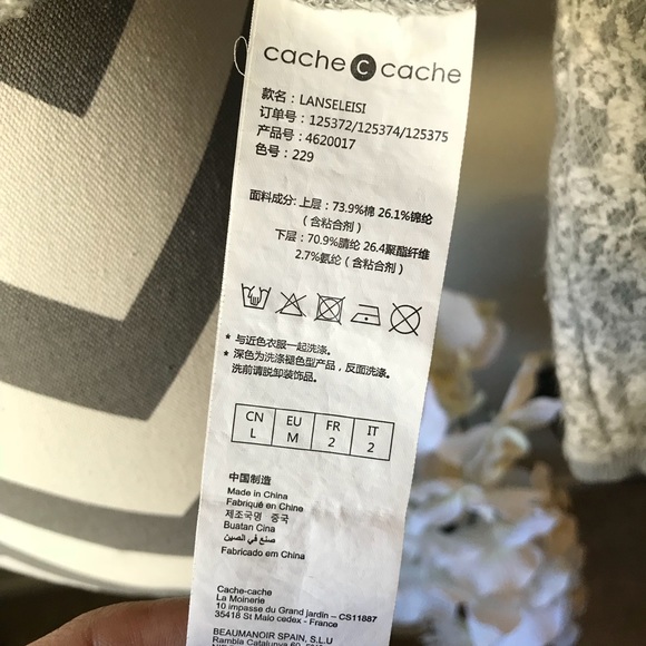 Cache Cache “La Vie en Rose” Sweater Size M - Picture 5 of 5